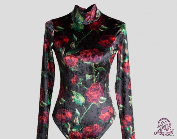 خرید انواع تیشرت مخمل گلدار