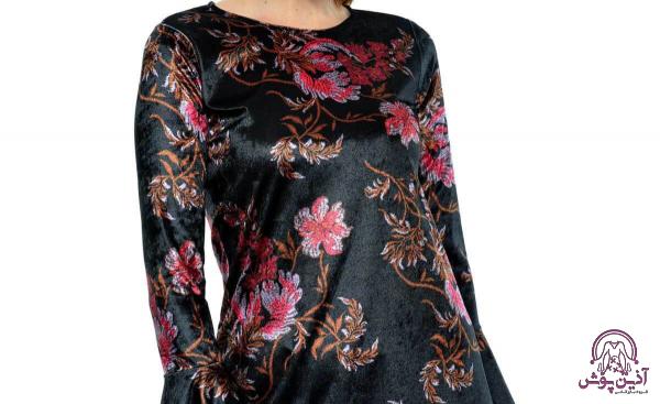 مدل تیشرت مخمل یقه گرد