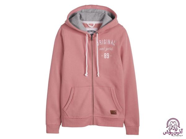 قیمت روز هودی دخترانه زیپ دار