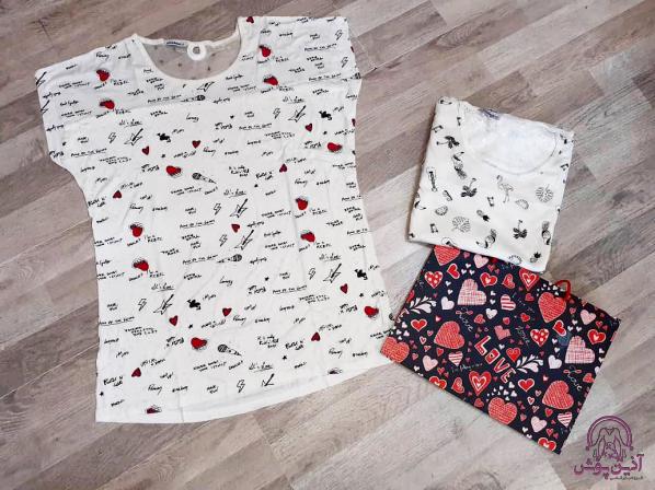قیمت روز تیشرت طرح دار زنانه
