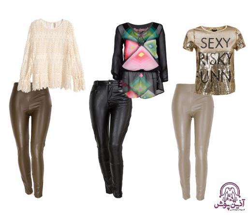 توزیع شلوار چرم مشکی سایز بزرگ