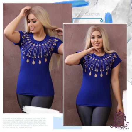 50be93fe986224395d5072eb27822b99 فروشنده تیشرت زنانه پولکی فانتزی