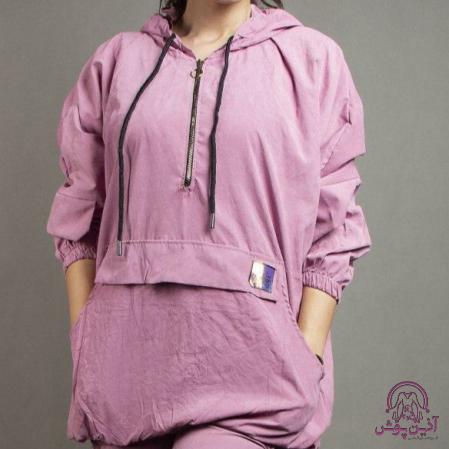 edbc38013fbe1a0639fe1d5c2393b566 خرید هودی زنانه ابروبادی کلاه دار