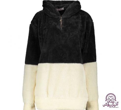 فروشنده هودی زنانه بلند دورنگ