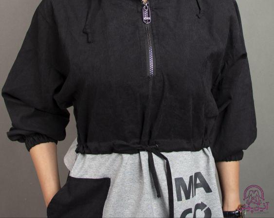 cc8ef0d4da3e759a80563ad07426e62c خرید هودی زنانه ترکیب دورنگ