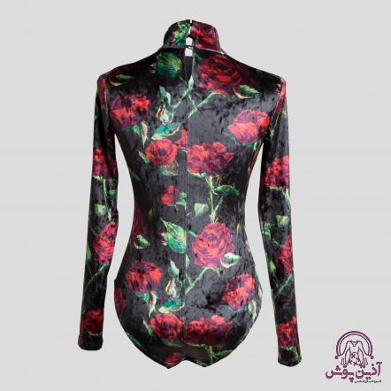سفارش بلوز مخمل گلدار