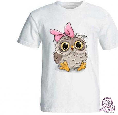 3b3b652db994403165dbdac7ac2d376b فروشنده تیشرت پنبه ای زنانه طرح جغد