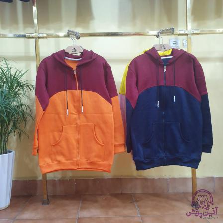 تنوع رنگی بالای هودی زنانه