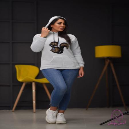 قیمت بهترین هودی زنانه خزدار