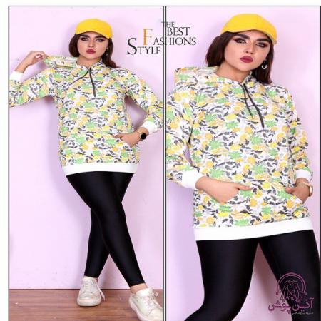 رنگبندی متنوع هودی زنانه خزدار