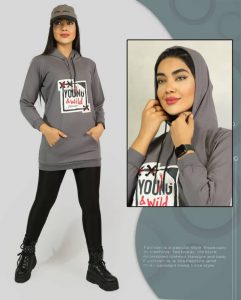 بررسی کیفیت هودی زنانه بلند