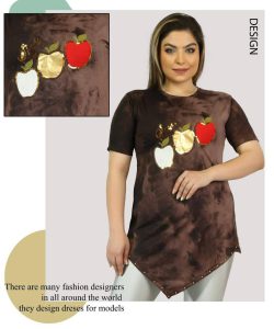 خرید عمده تیشرت زنانه نخی ارزان و درجه یک 7 خرید عمده تیشرت زنانه نخی ارزان و درجه یک